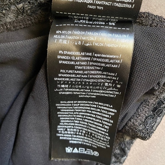 3/$20 GUESS black lace top - Picture 4 of 5